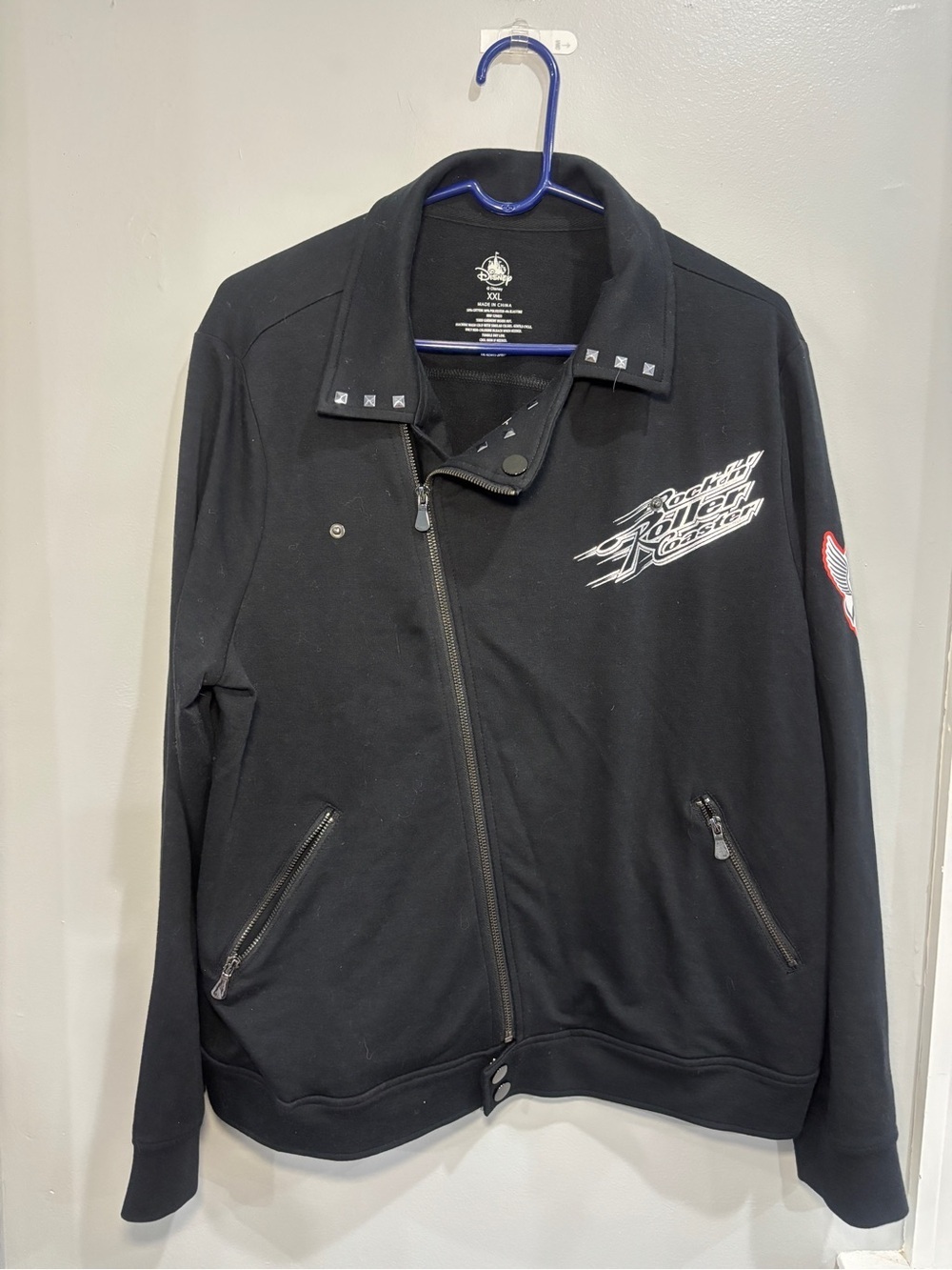 Disney Parks Hollywood Studios Rock ‘n’ Roller Coaster Studded Jacket XXL